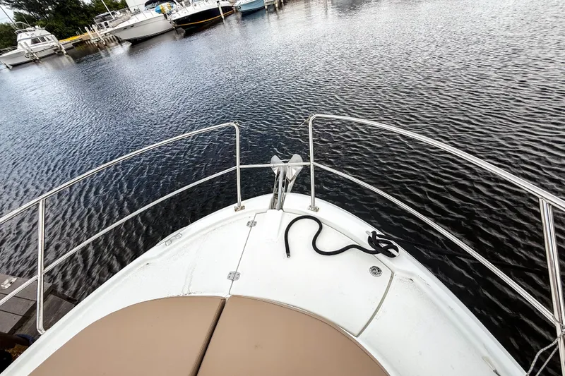 Slide: The Image of Bow view of 2016 Jeanneau Merry Fisher 855 docked at marina. - 32