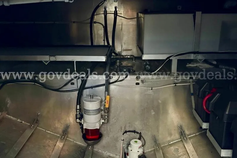 Slide: The Image of Engine room of 2019 Armstrong Marine 38 Monohull with visible wiring and components. - 51
