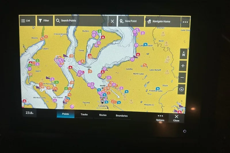 Slide: The Image of Garmin Navigation Display - 20