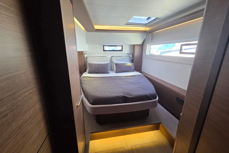 Slide: The Image of Starboard Forward Cabin with Queen Island Berth - 40