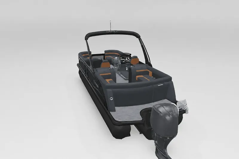 Slide: The Image of 2027 Godfrey Monaco 255 ULC pontoon boat with sleek design and modern features. - 5