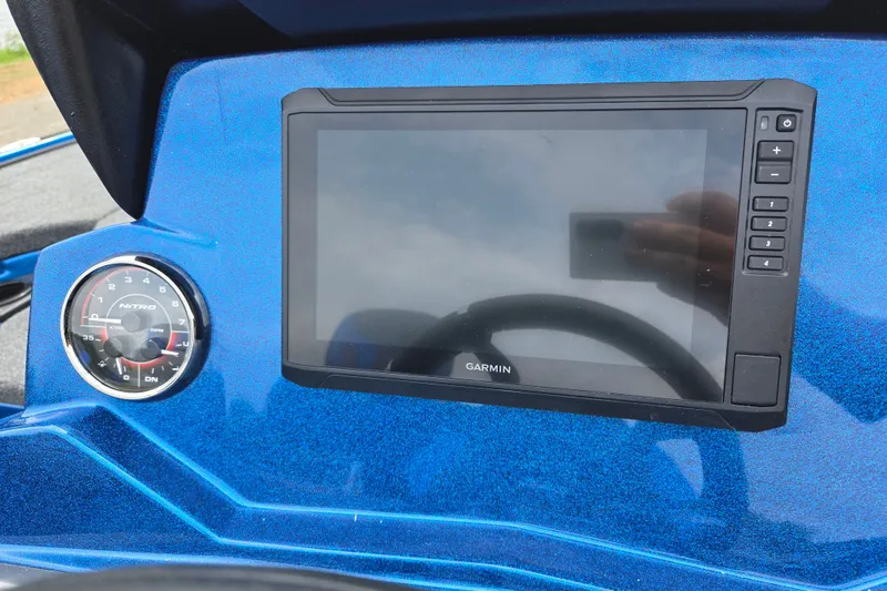 Slide: The Image of Dashboard of 2027 Nitro Z18 XL Pro with Garmin display and gauge. - 14
