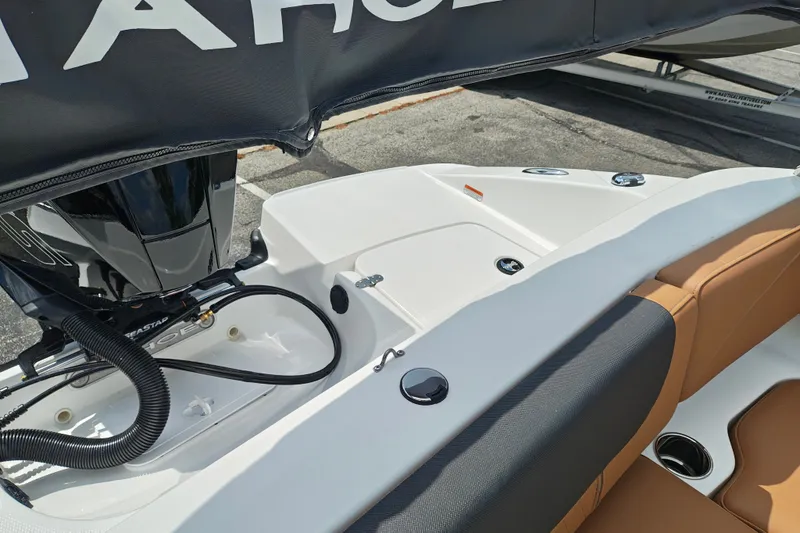 Slide: The Image of 2027 Tahoe 1950 boat interior with sleek design and modern features. - 151