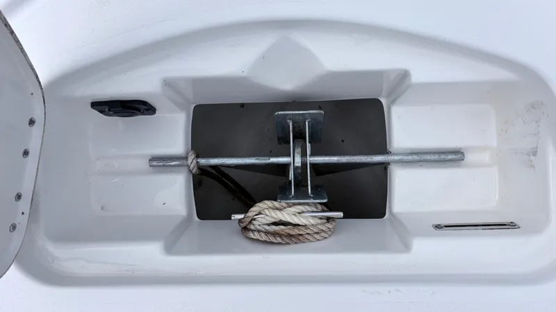 Slide: The Image of An anchor is stored in a compartment of a Tidewater 1910 Bay Max boat. - 17