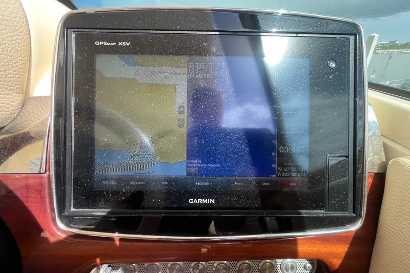 Slide: The Image of Garmin GPS display on 2019 Chris-Craft Launch GT 28 boat dashboard. - 22