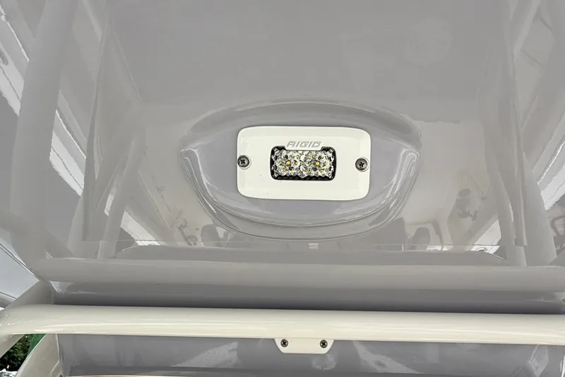 Slide: The Image of 2024 Key West 263 FS boat featuring a mounted Rigid LED light. - 34