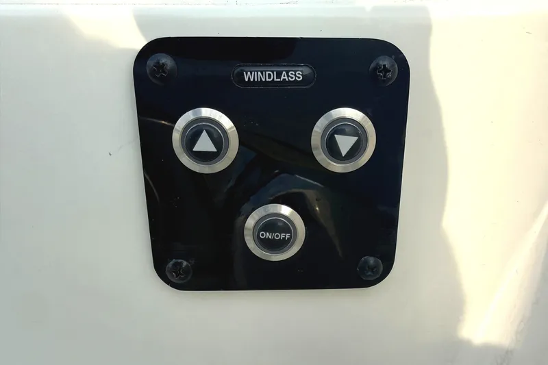 Slide: The Image of Windlass control panel on 2024 Key West 263 FS boat. - 36