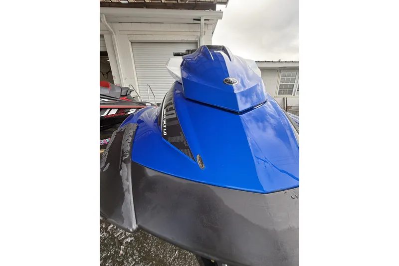 Slide: The Image of 2017 Yamaha WaveRunner VX Limited HO in blue, parked outdoors. - 14