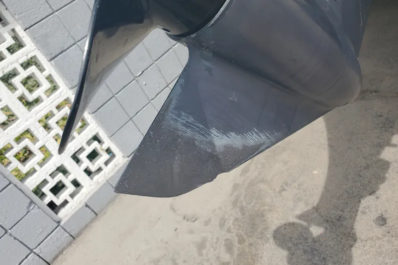 Slide: The Image of Close-up of a boat propeller blade, Defiance Commander 220 EX, 2022 model. - 24