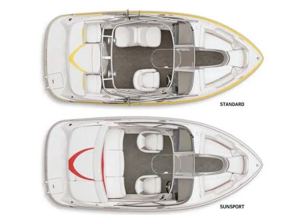 Slide: The Image of Diagramme du Four Winns 200 Horizon 2007 avec agencement Standard et Sunsport. - 14