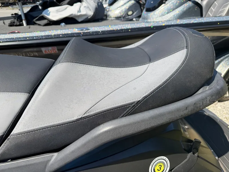 Slide: The Image of Close-up of a gray seat on a 2020 Yamaha FX Cruise Super Charger. - 6