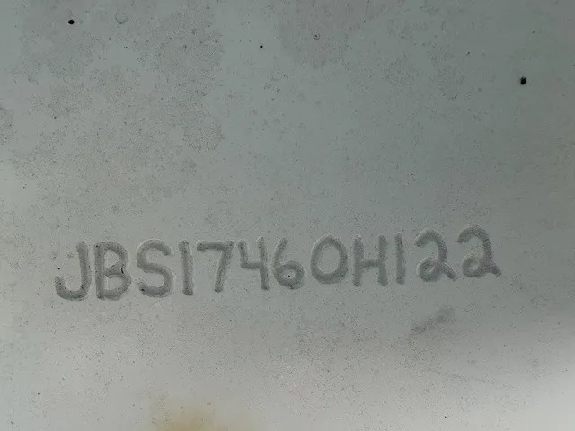 Slide: The Image of Close-up of a serial number on a boat hull. - 9