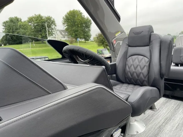 Slide: The Image of Luxurious seating area with padded captain's chair and sleek armrests, surrounded by modern design. - 19