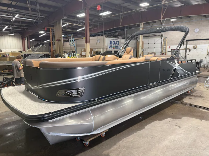 Slide: The Image of Tahoe LTZ 300HP VRB 2385 Swingback Tritoon 2027 - 53