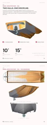 Slide: The Image of Parsdigm 236X Sport: Innovative twin-hull design for enhanced stability and performance. - 7
