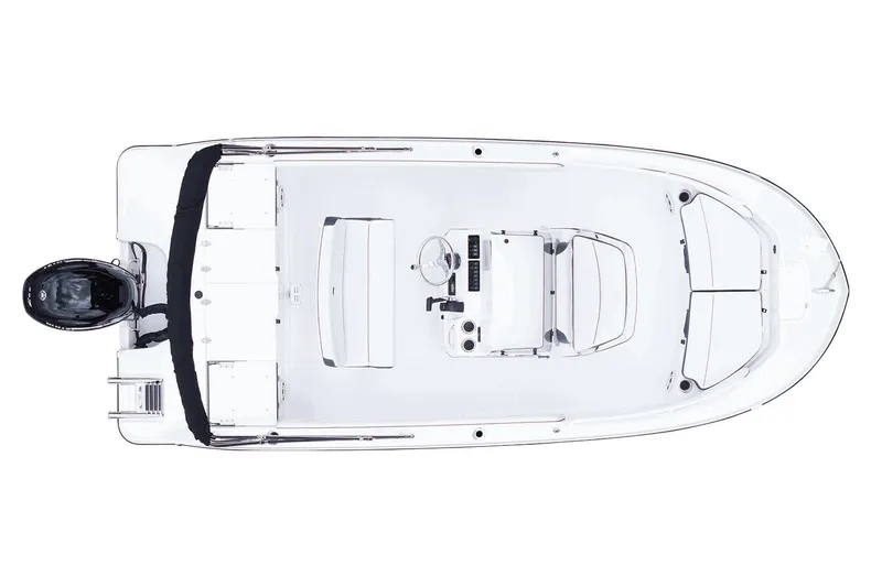 Slide: The Image of Manufacturer Provided Image: Manufacturer Provided Image: Top view of a 2026 Stingray 173 CC boat, showcasing sleek design and spacious layout. - 25