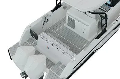 Slide: The Image of 2026 Wellcraft 28 T-Top boat with dual engines and spacious deck layout. - 20