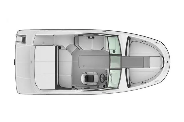 Slide: The Image of Manufacturer Provided Image: 2018 Sea Ray SPX 190 boat, top view layout. - 11