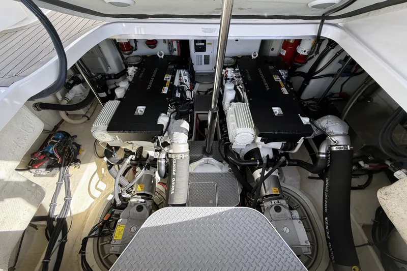 Slide: The Image of Engine room of a 2016 Formula 40 Performance Cruiser with dual Volvo Penta engines. - 34