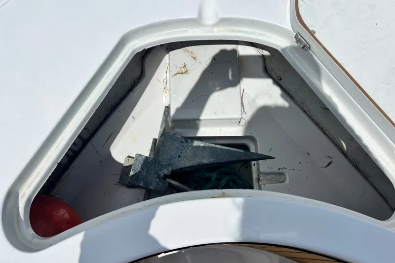 Slide: The Image of Anchor compartment of 2016 Sportsman Heritage 231 Center Console boat. - 37