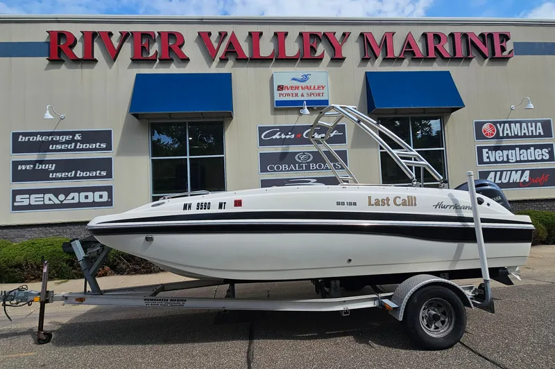The Image of 2017 Hurricane SunDeck Sport 188 OB boat at River Valley Marine dealership. - 1