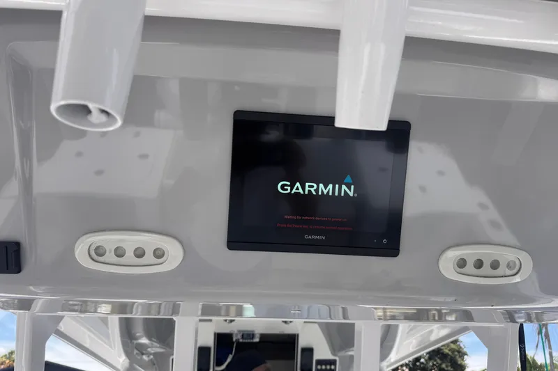 Slide: The Image of Garmin display on 2023 Sea Fox 368 Commander boat dashboard. - 10
