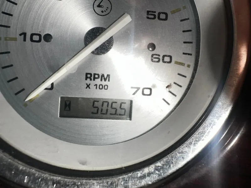 Slide: The Image of Close-up of a tachometer showing 505.5 revolutions per minute. - 8