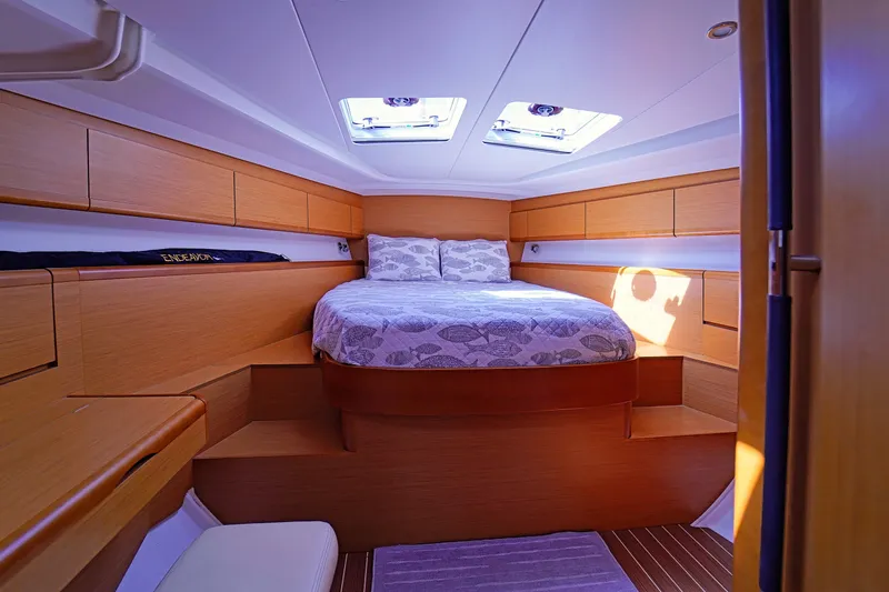 Slide: The Image of Luxurious cabin interior of 2011 Jeanneau Sun Odyssey 50 DS yacht. - 28