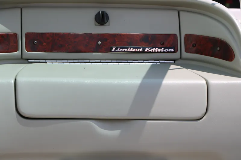 Slide: The Image of 1997 Chaparral 2130 SS Limited Edition boat interior detail with wood accents. - 40
