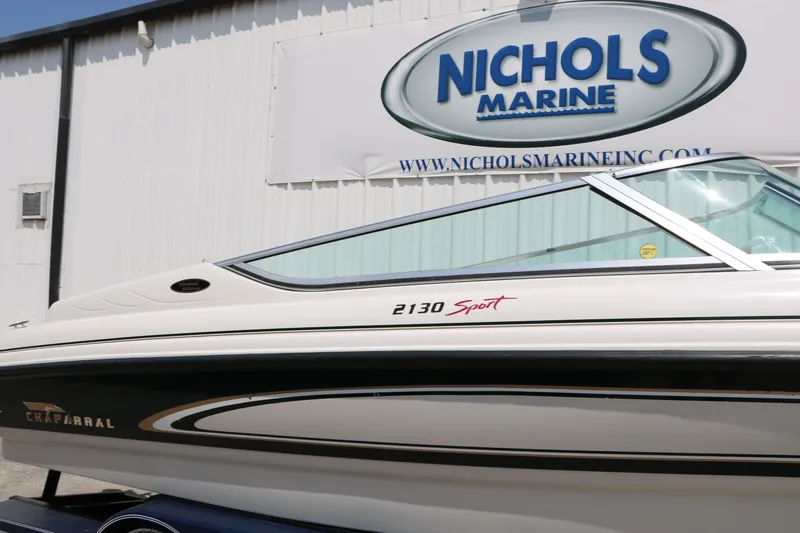 Slide: The Image of 1997 Chaparral 2130 SS boat at Nichols Marine dealership. - 17