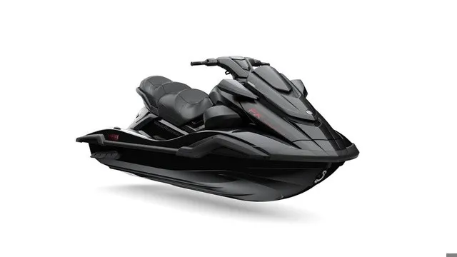 The Image of A black 2027 Yamaha WaveRunner FX Limited SVHO with three seats and a sleek design. - 1