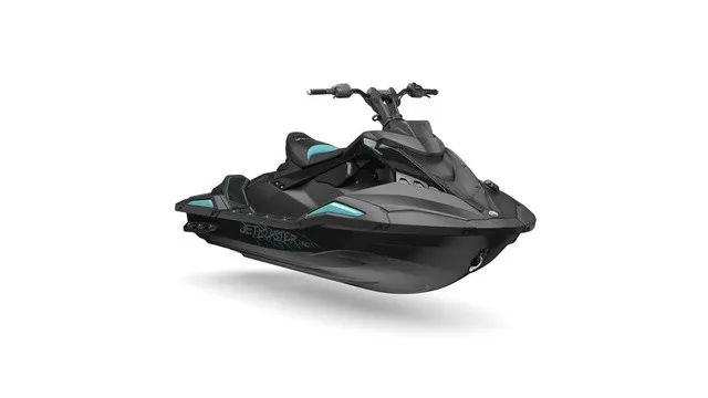 The Image of A black Yamaha WaveRunner JetBlaster PRO 2-Up from 2027 with blue accents. - 1