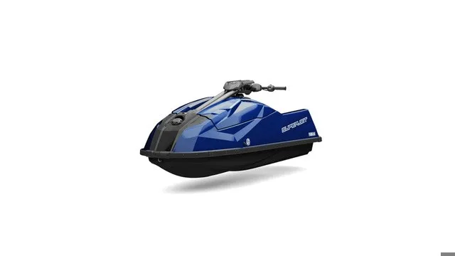 Slide: The Image of A blue Yamaha WaveRunner SuperJet 2027 with a sleek design and sporty appearance. - 7
