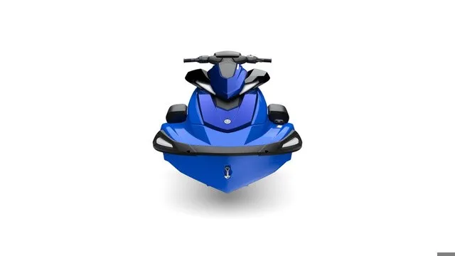 Slide: The Image of A blue Yamaha WaveRunner VX Cruiser HO from 2027, shown frontally on a white background. - 8