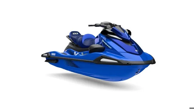 The Image of A blue 2027 Yamaha WaveRunner VX Cruiser HO with a sporty design and comfortable seating. - 1