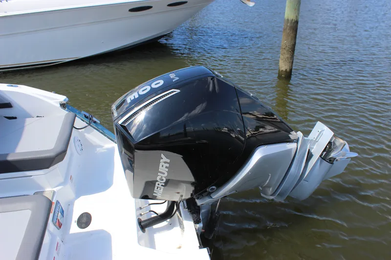 Slide: The Image of 2024 Cobalt R6 Outboard with Mercury engine on water. - 3