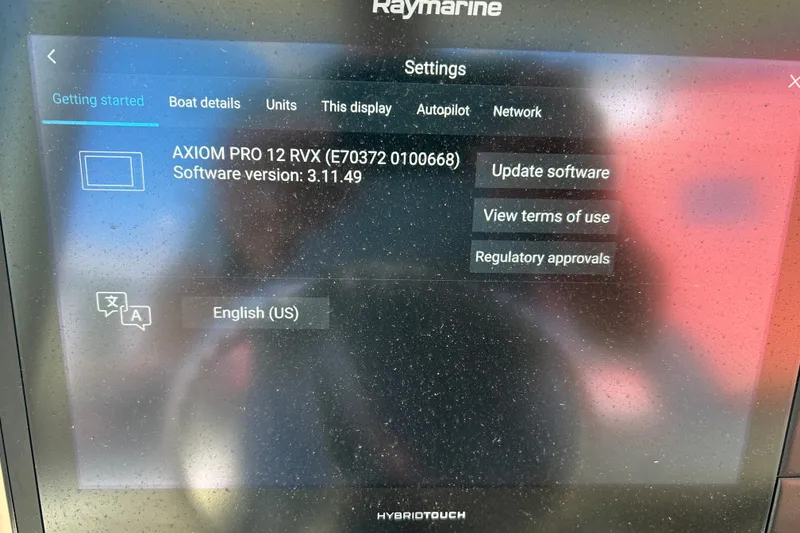 Slide: The Image of Raymarine Axiom Pro 12 RVX display on 2020 Boston Whaler 280 Outrage boat. - 25