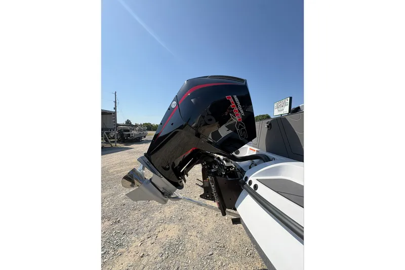 Slide: The Image of 2027 Nitro Z20 XL Pro boat with Mercury Pro XS outboard motor. - 14