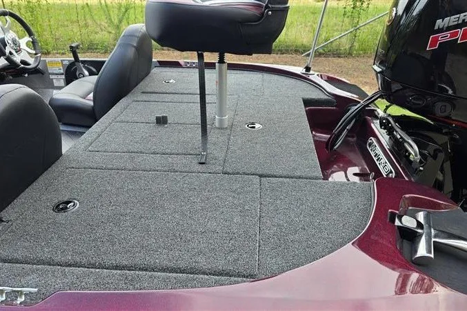 Slide: The Image of Nitro Z17 2027 boat deck with seating and motor, featuring a sleek design. - 9