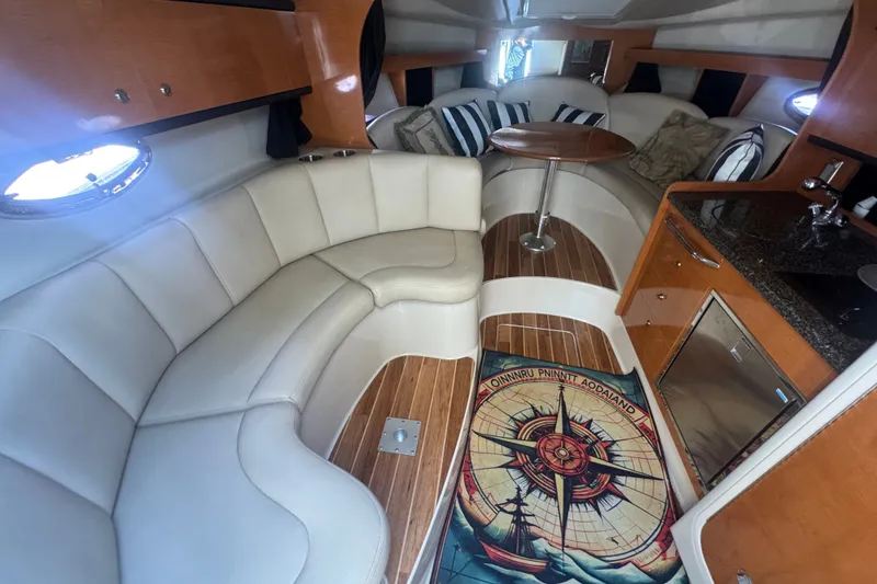 Slide: The Image of Luxurious 2008 Chaparral Signature 290 yacht interior with plush seating and modern amenities. - 24