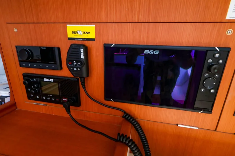 Slide: The Image of Control panel of 2023 J Boats J/99 with B&G navigation equipment. - 51