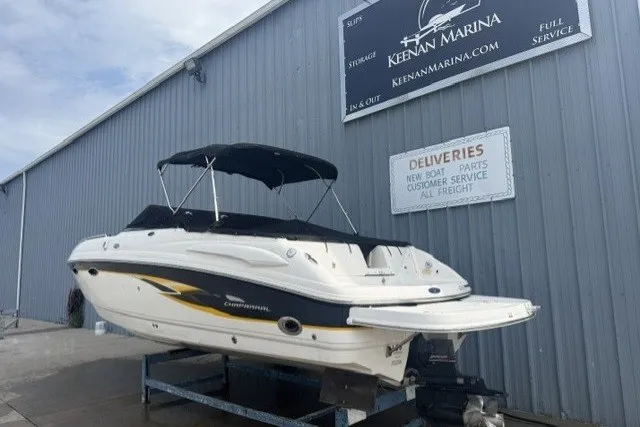 Slide: The Image of 2003 Chaparral 265 SSi boat on display at Keenan Marina. - 3