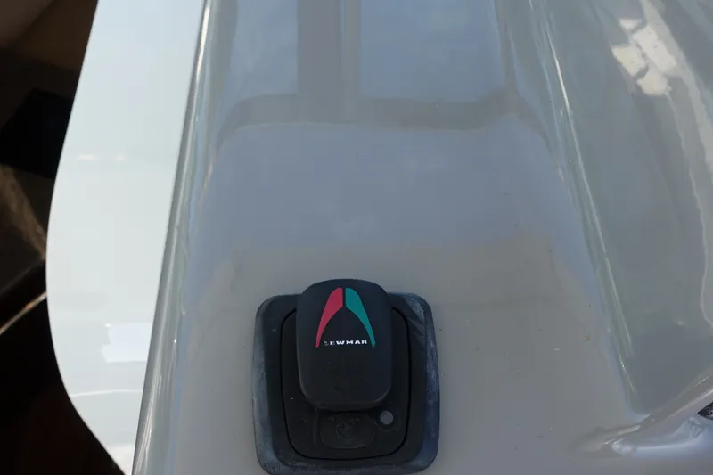Slide: The Image of 2017 Robalo R305 Walkaround boat detail with Lewmar control switch. - 20