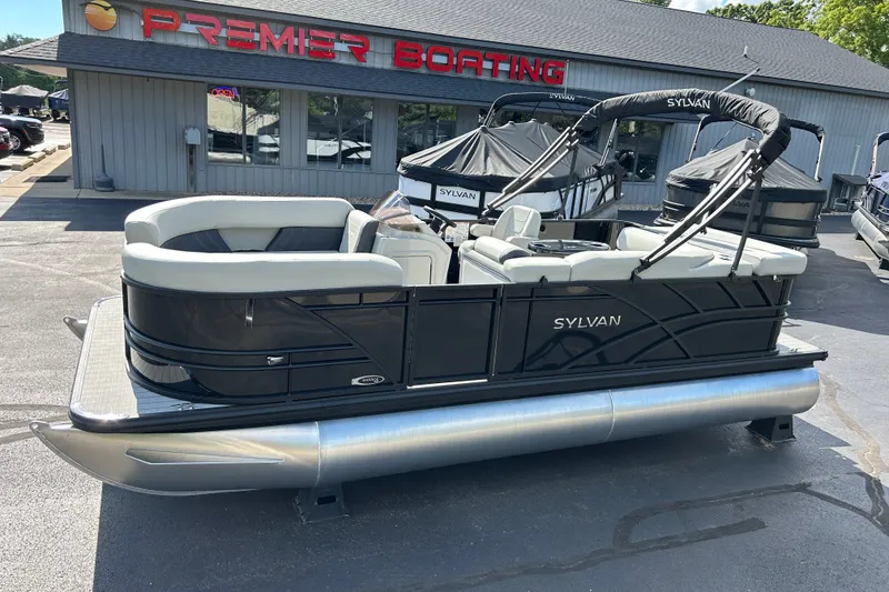 The Image of 2026 Sylvan Mirage 820 Cruise pontoon boat at Premier Boating dealership. - 0