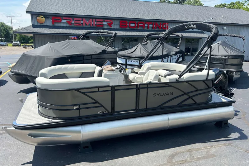 The Image of 2026 Sylvan Mirage 820 LZ pontoon boat at Premier Boating dealership. - 0