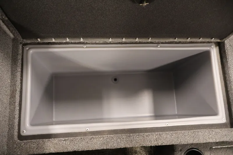 Slide: The Image of Storage compartment of 2025 Tracker Targa 18 WT boat, featuring a spacious interior. - 39