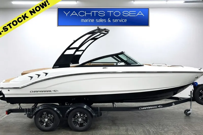The Image of 2027 Chaparral 21 SSi boat on trailer at Yachts to Sea dealership. - 1
