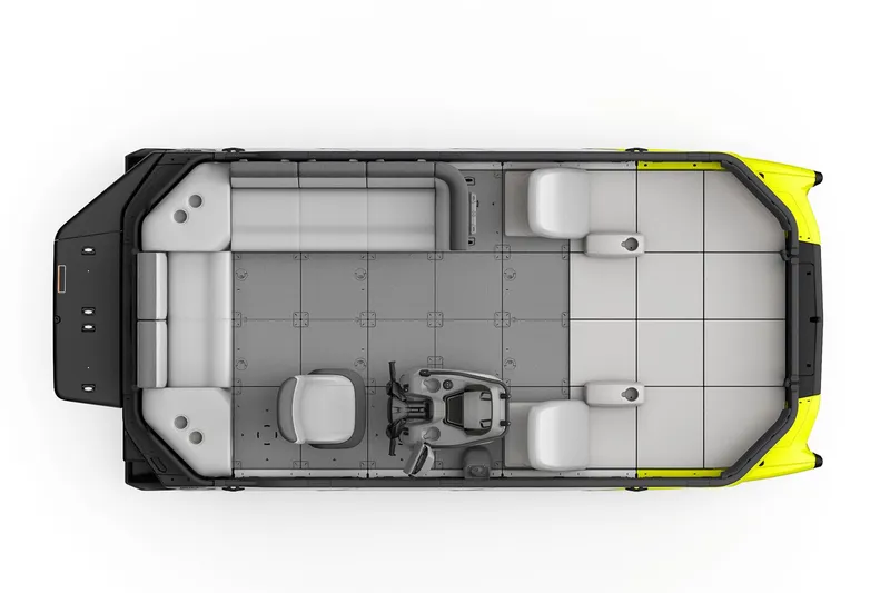 Slide: The Image of Manufacturer Provided Image: Top view of 2022 Sea-Doo Switch Sport 18 interior layout. - 23
