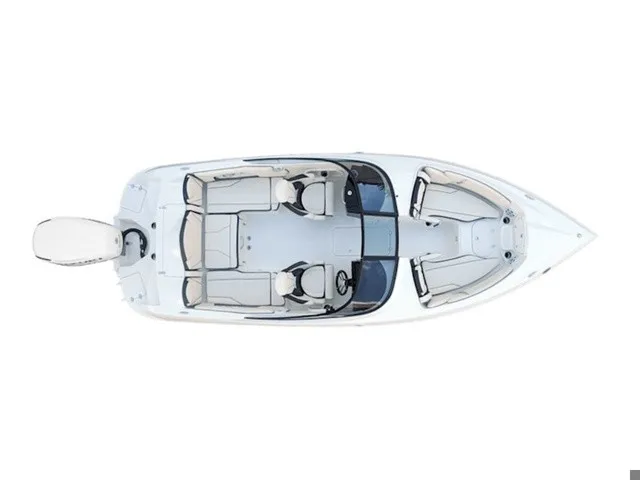 Slide: The Image of Overhead view of a modern boat with sleek design, spacious cockpit, and comfortable seating areas. - 4