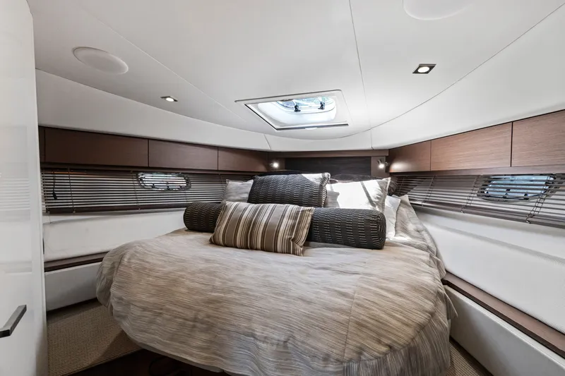 Slide: The Image of Spacious Master Stateroom with opaque privacy door. - 5